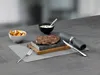 Heißer Stein-Set - Granit - Akazienholz - 16 x 24 cm - Produktbild-Vorschau 4