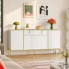 160 cm Sideboard mit 1 großen Schublade 4 Türen, Kommode Produktbild-Vorschau 1