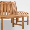 CLP Baumbank Novum rund teak Größe 200 cm Produktbild-Vorschau 6