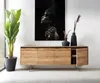 DELIFE Sideboard Stonegrace 200x45 cm Akazie Natur 4 Türen Produktbild-Vorschau 5