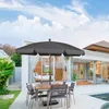 Sekey Sonnenschirme Ø200 cm Balkonschirm Gartenschirm Produktbild-Vorschau 8
