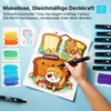 Marker Stifte Set, 204+2 Farben Filzstifte, Doppelspitzen,  Produktbild-Vorschau 5