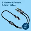 MMOBIEL Kopfhörer-Splitter-Adapter 3,5mm - Mikrofon- und Produktbild-Vorschau 2