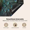 KitchenYeah© Herdabdeckplatte Pfau - Federn - Farben , Produktbild-Vorschau 5