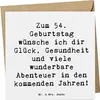 Mr. & Mrs. Panda Grußkarte Spruch 54. Geburtstag - Weiß - Produktbild-Vorschau 1