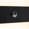 Außenwandleuchte Schwarz IP44 inkl  LED mit Bewegungsmelder Produktbild-Vorschau 5