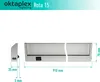 LED svetlo pod skrinku kuchynská otočná 90cm hliník 4000K Náhľad obrázku produktu 6