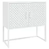 Buffet blanc 75x35x75 cm acier Voir les images du produit 2