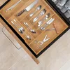 Relaxdays Besteckkasten, 7–9 Fächer, ausziehbarer Besteck Produktbild-Vorschau 4
