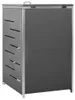 vidaXL Box pour poubelles pour 1 tonne 69x77,5x115 cm acier Voir les images du produit 7