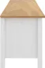 vidaXL Szafka pod TV Hill White 158x40x47 cm lite drewno Podgląd zdjęcia produktu 9