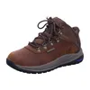 A single brown hiking boot is shown against a white background. Voir les images du produit