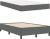 vidaXL Boxspringbett Dunkelgrau 120 x 200 cm Stoff Produktbild-Vorschau 5