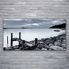 Acrylglasbilder 120x60 Wandbild Druck Meer Strand Steine Produktbild-Vorschau 2