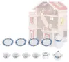 1:12 Kuchyňská miniatura pro panenky 15ks porcelánová sada Náhled obrázku produktu 2