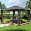 Gartenpavillon 4x4 m Stahldach Hardtop, 4 Seitenteile in Produktbild-Vorschau 4