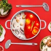 Shabu Shabu Hot Pot - Edelstahl-Topf - Mit Trennwand, Produktbild-Vorschau 3