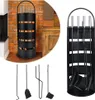 NAIZY Kaminbesteck Edelstahl Set 5-teiliges Kaminzubehör Produktbild-Vorschau 1