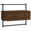 vidaXL TV-Wandschrank Braun Eiche 60,5x30x51 cm Produktbild-Vorschau 1