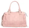 Elara Damen-Schultertasche aus echtem Wildleder Blau  Italy Produktbild-Vorschau 4