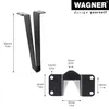 WAGNER Möbelbein/Sofafuß V-STYLE - 13 x 40 x 210 mm, Stahl Produktbild-Vorschau 2