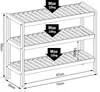 dibea Schuhregal Bambus, robust & nachhaltig, platzsparend Produktbild-Vorschau 7