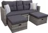 Garden Pleasure Loungesofa Valetta, hellgrau Kunststoff, Produktbild-Vorschau 3