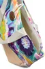 styleBREAKER Damen Strandtasche mit buntem Blumen Muster Produktbild-Vorschau 4