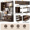 Flieks Bücherregal Büroregal mit 5 Ebenen, Standregal mit Produktbild-Vorschau 3