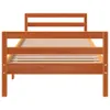 Design Massivholzbett Wachsbraun 90x190 cm Kiefer, Produktbild-Vorschau 4