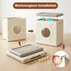 COSTWAY Aufbewahrungsbox, 45 L Wäschekorb Kunststoff mit Produktbild-Vorschau 7