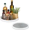 Relaxdays Drehteller, 2-tlg. Set, Ø 25 & 30 cm, drehbarer Produktbild-Vorschau 1