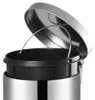 Aqualine SIMPLE LINE Abfallbehälter rund 20l, Edelstahl Produktbild-Vorschau 2