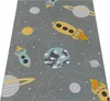 Teppich Kinderzimmer Kinderteppich Rutschfest Rakete Planet Produktbild-Vorschau 5