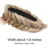 Fascia per capelli intrecciata da donna e ragazza – fascia Anteprima dell’immagine prodotto 5