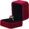 INF Boîte à bijoux pour bague Rouge foncé Voir les images du produit 1