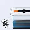 A close-up view of a phone screen protector installation kit, showing the alignment frame and the screen protector itself. Anteprima dell’immagine prodotto
