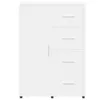 vidaXL Credenza bianca 60x31x84 cm Materiale a base di Anteprima dell’immagine prodotto 5
