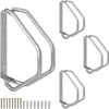 Relaxdays fietsenrek, set van 4, voor wandmontage, stabiel Productafbeelding-voorbeeld 1