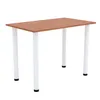 A product shot of a table with a wooden top and white legs against a white background. Náhľad obrázku produktu