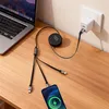 3in1 Roll-Ladekabel: 100W Power für Android & iPhone. 1m Produktbild-Vorschau 8