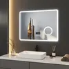 Heilmetz LED Badspiegel Wandspiegel 80 x 60 cm Bluetooth Produktbild-Vorschau 1