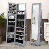 COSTWAY Armoire à bijoux, armoire à glace avec miroir Voir les images du produit 8