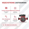 AVANSA 25-4/180 Pompa obiegowa CO 230 V – DN25 1½", 180 mm, Podgląd zdjęcia produktu 5