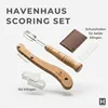 𝗛𝗔𝗩𝗘𝗡𝗛𝗔𝗨𝗦 Bäckermesser Set - 2x Teigmesser für Produktbild-Vorschau 2