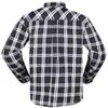 Modeka Colden Motorrad Hemd, schwarz/weiß, 4XL Produktbild-Vorschau 4