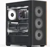 A computer tower case with internal components visible. Voir les images du produit