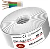 Feuchtraumkabel Stromkabel Mantelleitung 10 m NYM-J 5x2,5 Produktbild-Vorschau 1