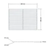 Edelstahl-Grillrost 48x35cm aus Europäischem Edelstahl Produktbild-Vorschau 4