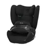 A black Cybex child car seat is shown against a white background. Produktbild-Vorschau